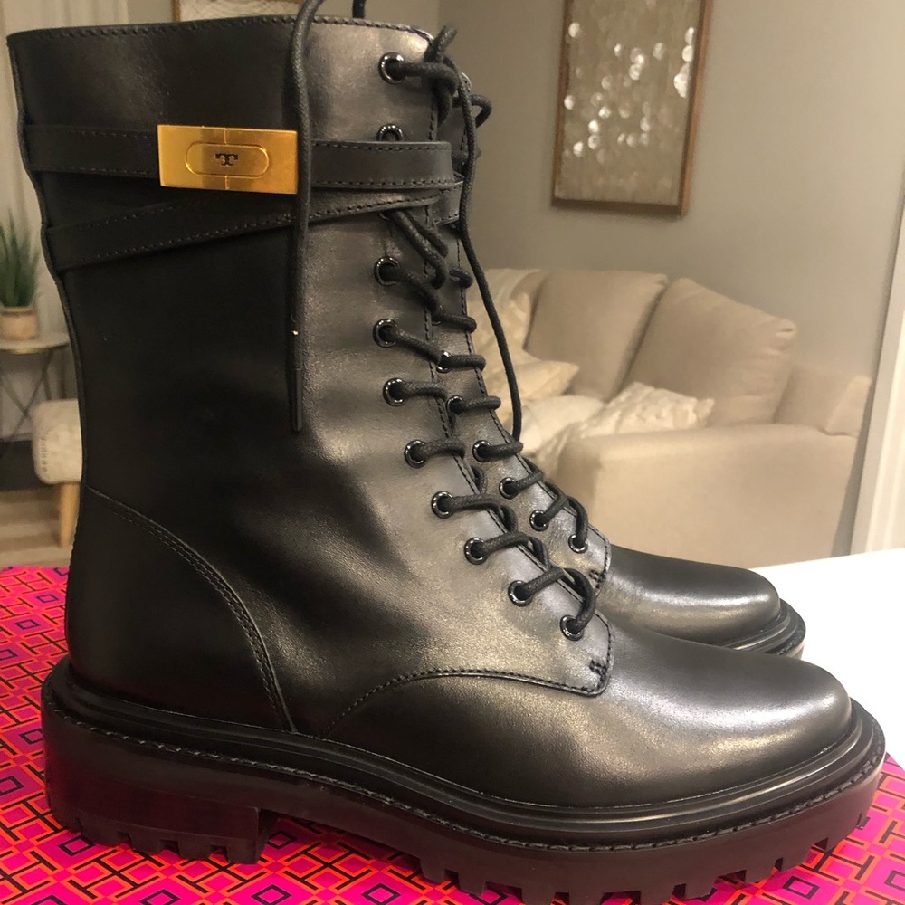 Tory Burch Combat Boots